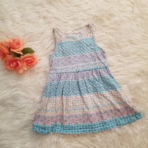 Blue & Pink striped dress